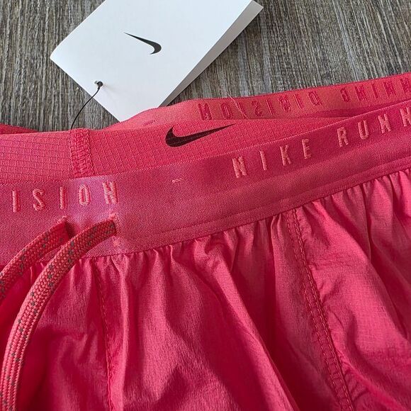 Nike Running Division 2-In-1 4" Shorts Dri-Fit ADV Pink FZ0609-629 New Men's 2XL - Picture 7 of 16